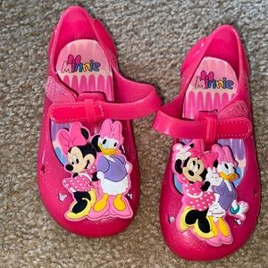 Minnie Mouse Jelly Shoes Size 8